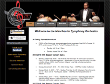 Tablet Screenshot of manchestersymphonyorchestra.com